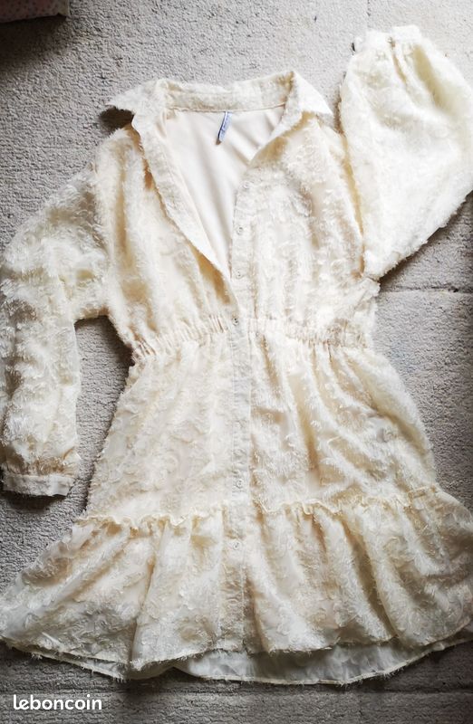 Robe bouffante écru - S/M (image 1)