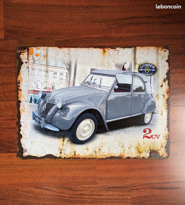 Retro Metal Wall Sign – Citroën 2CV Charleston Retro Metal Wall Sign – Citroën 2CV Charleston