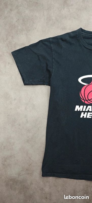 T-shirt Fanatics Miami Heat Dwyane Wade | taille M | NBA basketball usa sportswear noir fan #H2273 (image 4)