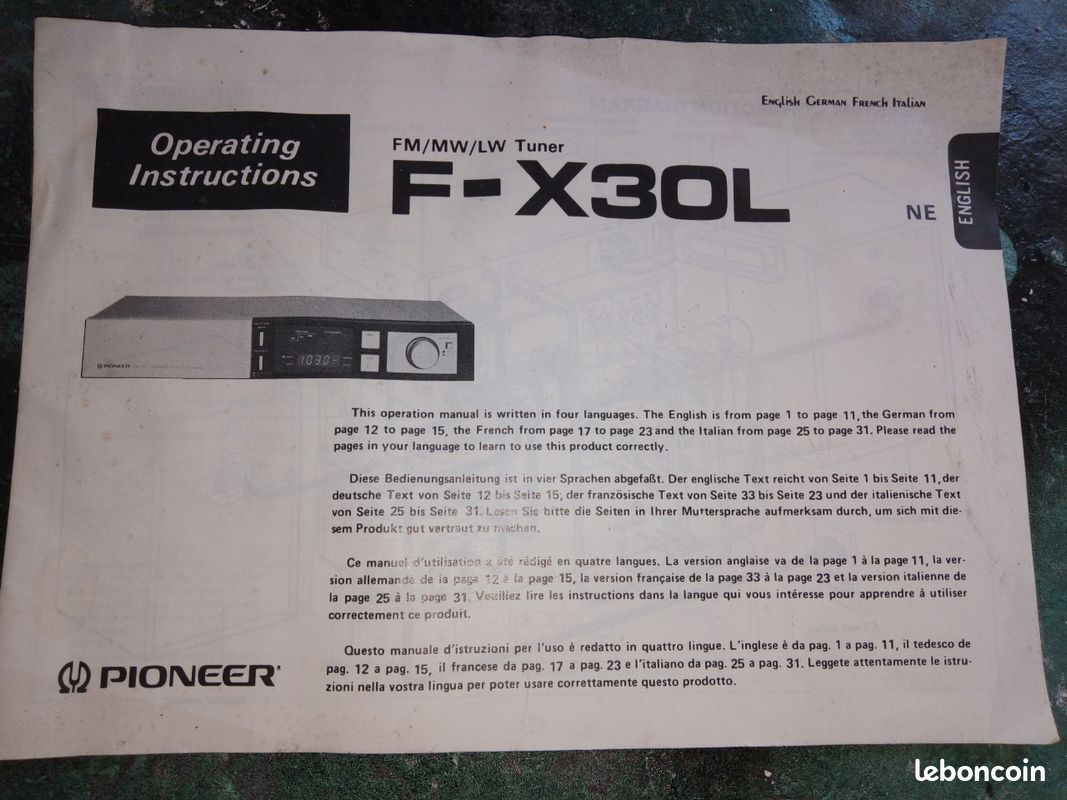 Tuner Pioneer f-x30l (image 2)