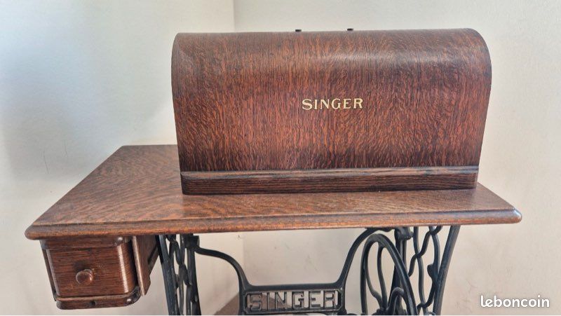Ancienne machine à coudre Singer (image 3)