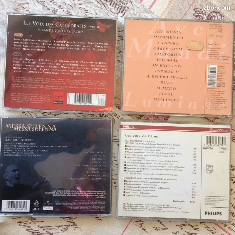 Cd audio divers, baisse de prix (image 2)
