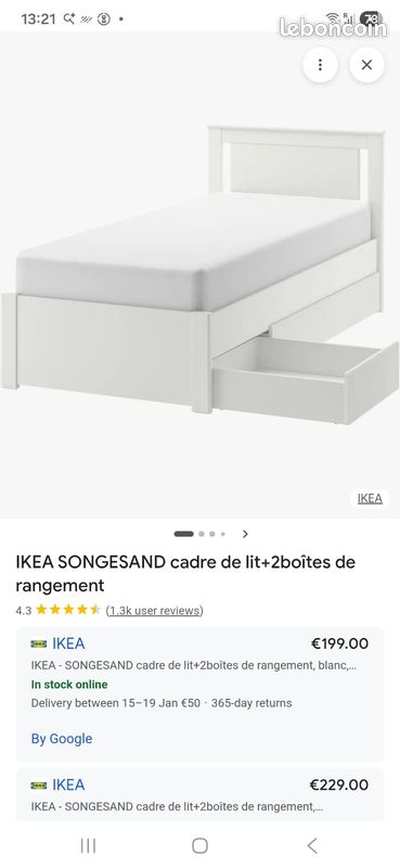 Lit IKEA SONGESAND (image 3)