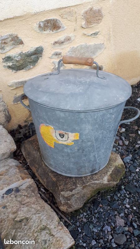 Lessieveuse Bucket LESSIVEUSE ANCIENNE complète en Parfait Etat Hauteur 32 cm - Jardin ...