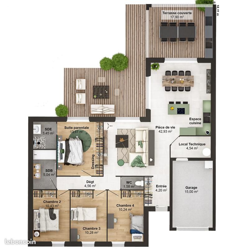 Maison 6 pièces 111 m² (image 8)
