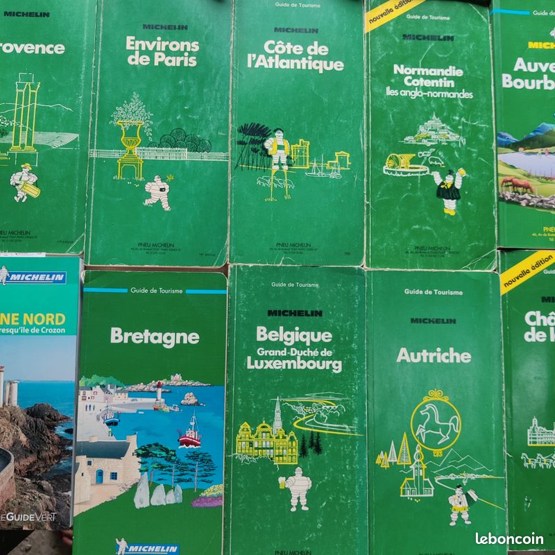 Lot 27 guides Michelin verts anciens France et étranger (image 10)