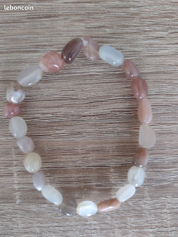 Bracelet Pierre de lune multicolore (image 1)