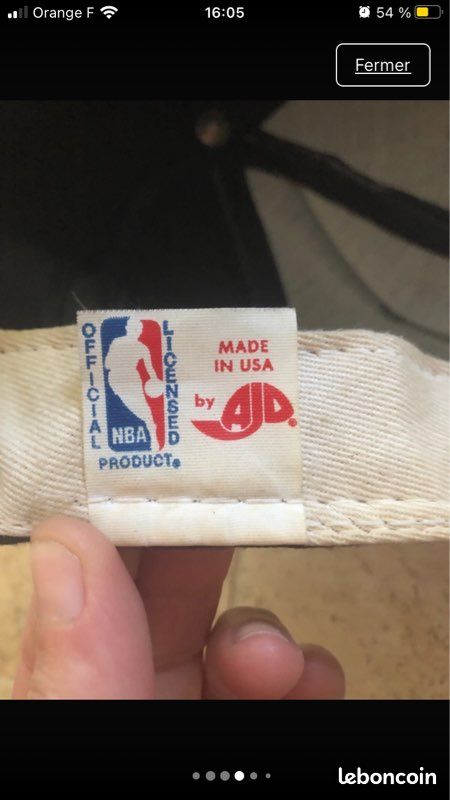 Casquette vintage Lakers (image 6)