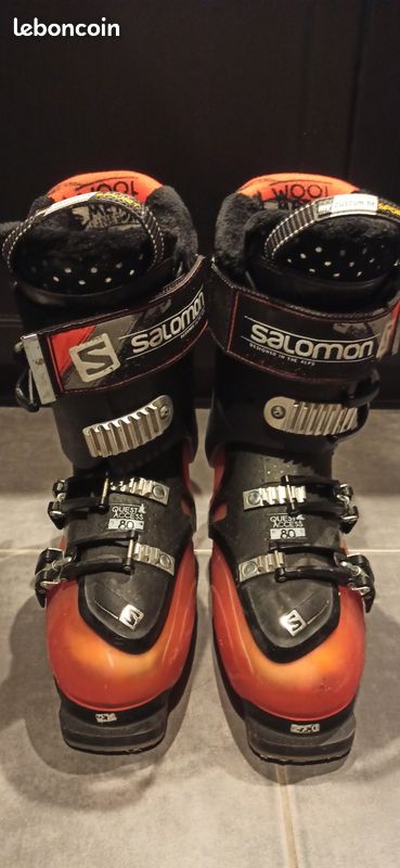 Chaussures ski Salomon quest access 80 taille 27 Chaussures