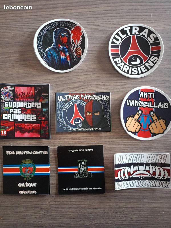 Pack D'Autocollants Ultras PSG - Stickers Multicolores