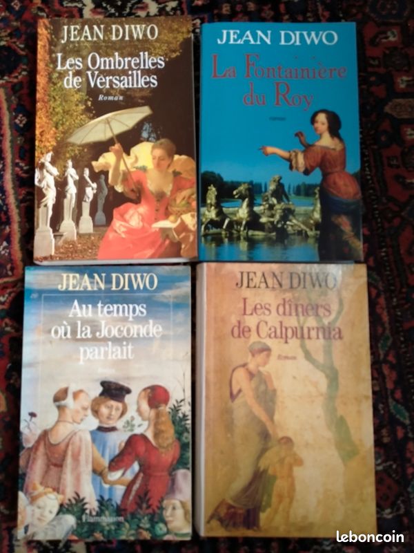 Lot de 4 romans historiques de Jean Diwo (image 1)