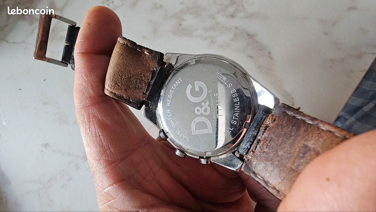 Montre chrono dolce gabbana cadran noir (image 9)