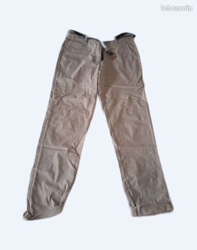 Pantalon beige (image 1)
