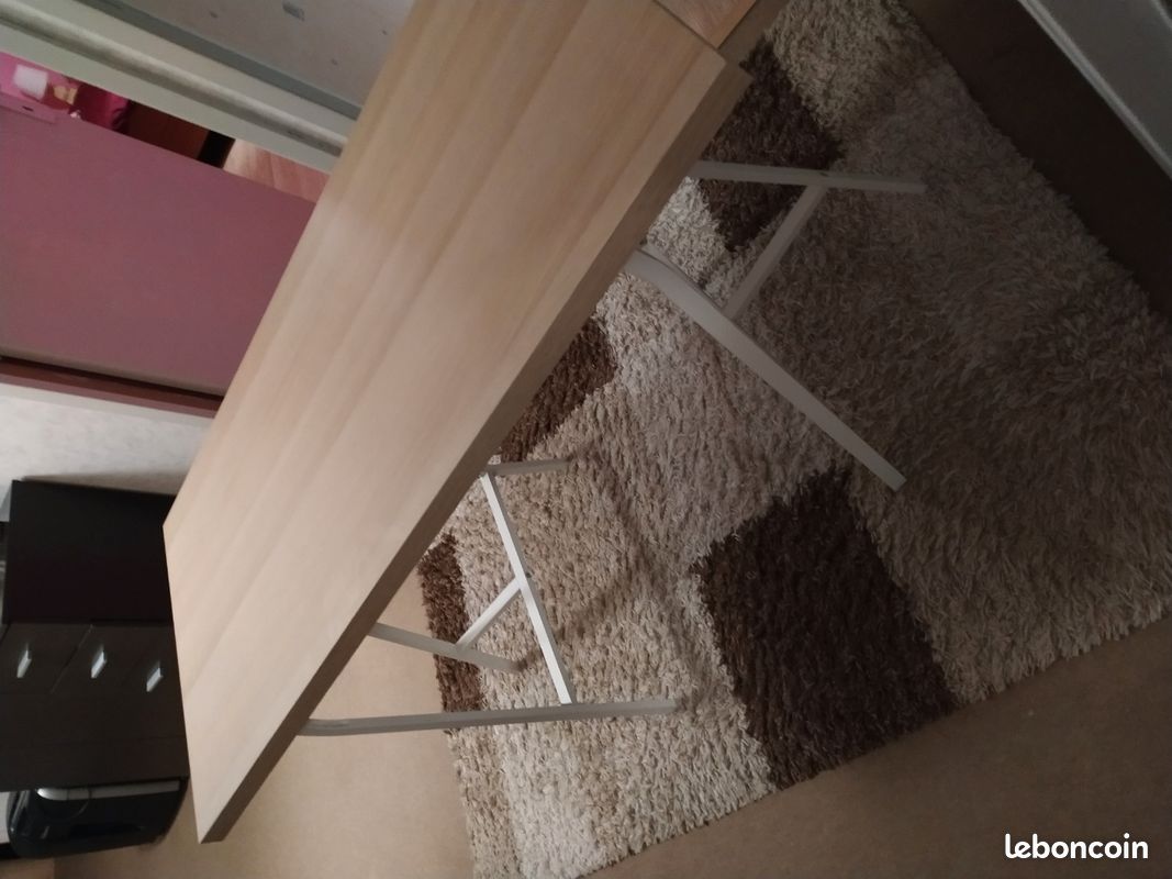 Bureau tréteaux 120 cm (image 2)