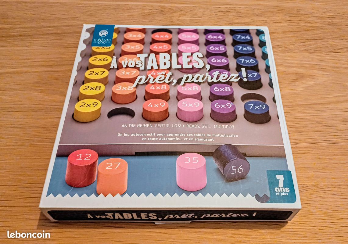HABA 3X4 = Potins – Jeu De Tapettes à Mouches Pour Apprendre Les Tables De Multiplication Dès 8 Ans, 2 à 6 Joueurs