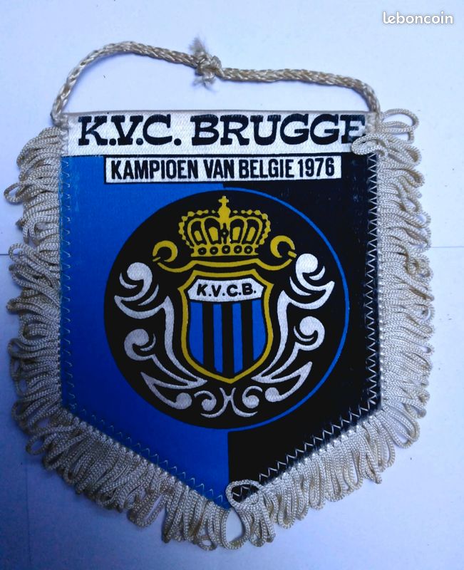 Fanion Vintage RSC Anderlecht - Belgique - Ancien Pennant Football - Bon état
