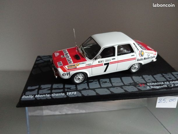 Kit Résine 1/43 - Renault 12 Gordoni Rallye 1970 - Équipe Colin-Montrouge - Modèle De Collection