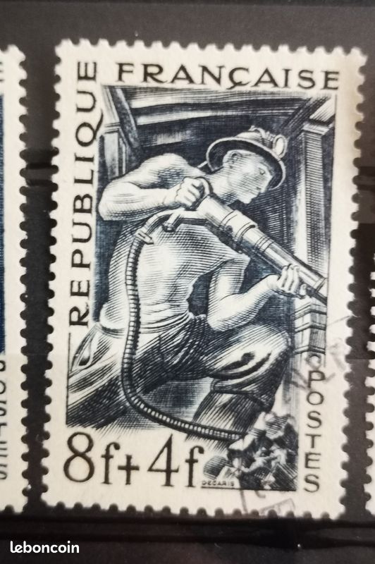 Timbre France Yvert No 252b Le travail type III neuf * avec charnière