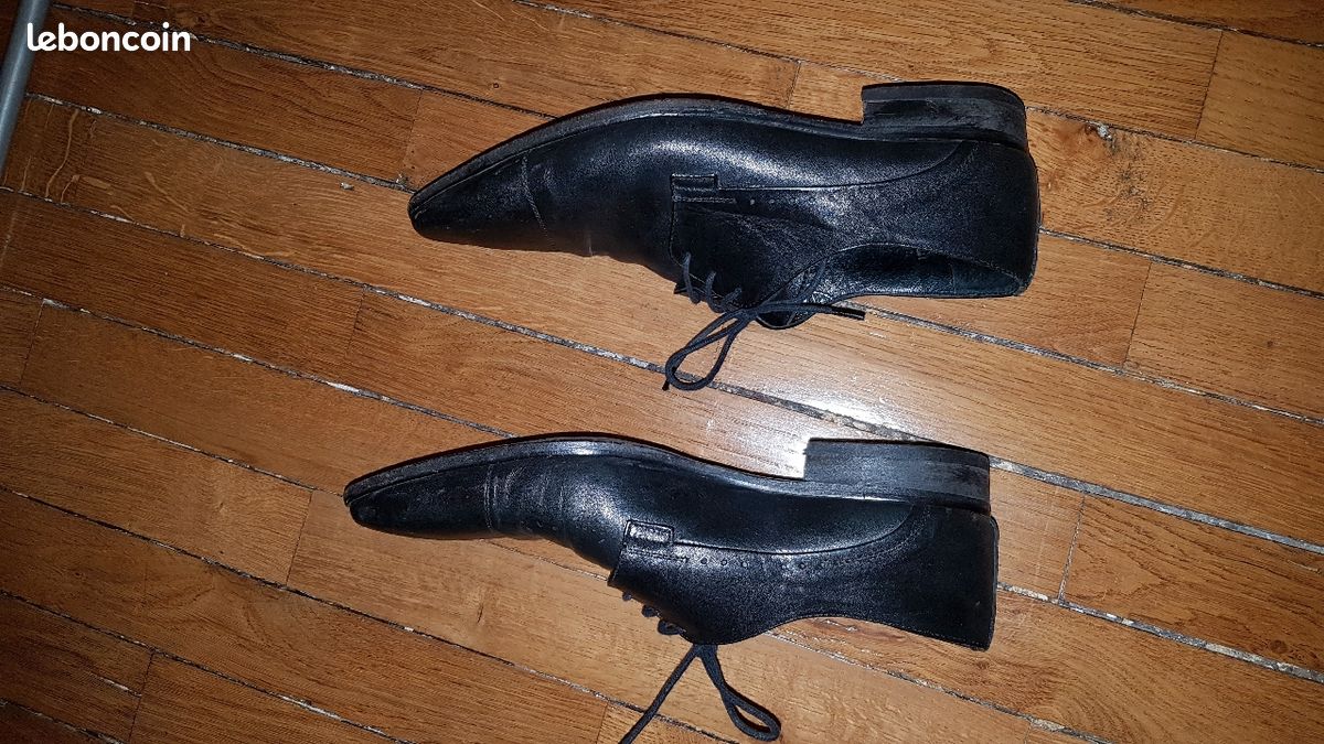 Chaussures de ville habillées en cuir taille 42 Minelli (image 4)