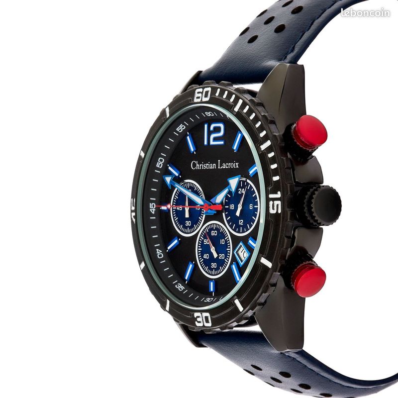 CHRISTIAN LACROIX Chronographe Sol Navy & Black (image 2)