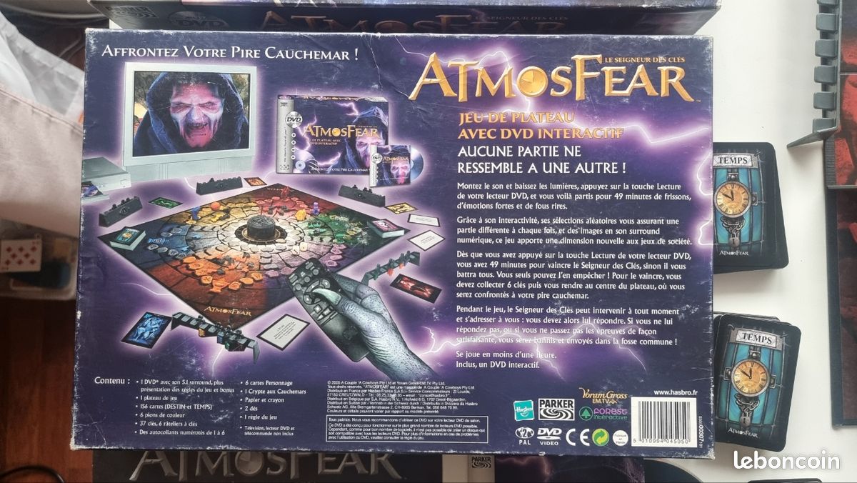 🕯️ AtmosFear – Le Seigneur des Clés (édition DVD) – Jeu complet en excellent état 👻 (image 2)
