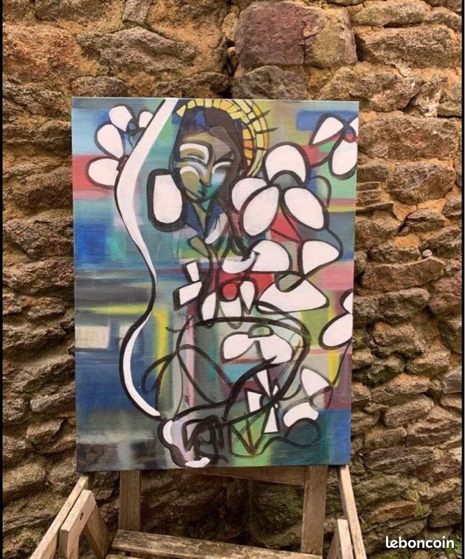 Peinture Toile acrylique tableau moderne (image 1)
