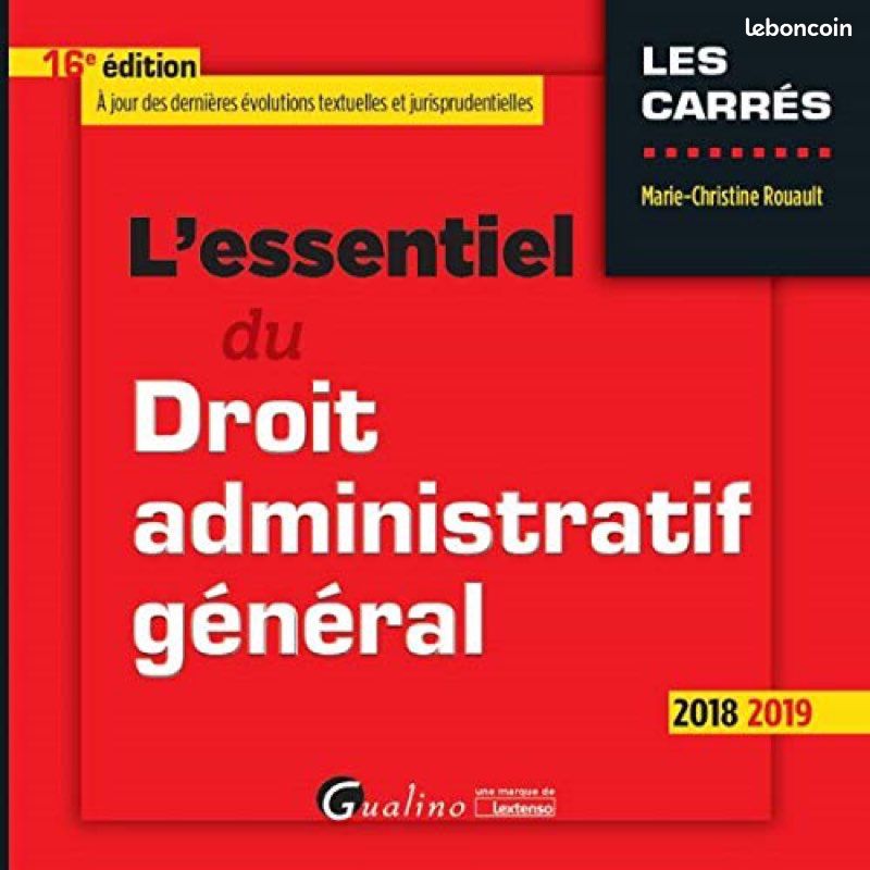 L’essentiel du droit administratif (image 1)
