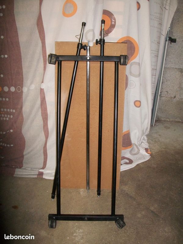 Porte vêtements noir « entièrement démontable » plus tablette à chaussures (image 6)