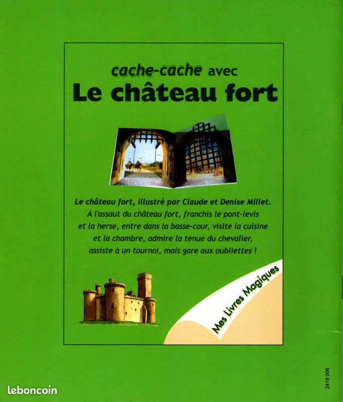 Cache-cache avec Le château-fort / illustré par Clude et Denise Millet - ISBN 2731227923 (image 2)