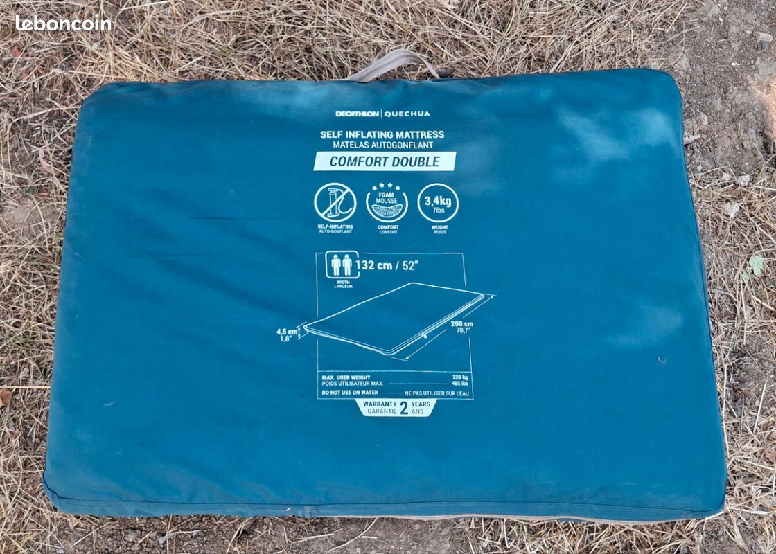 Matelas gonflables camping confort double décathlon (image 2)