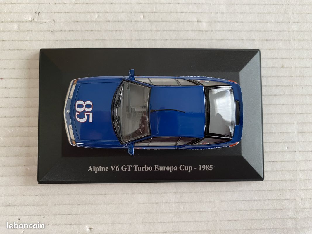 Véhicule Miniature Renault Alpine V6 GT Turbo Europa Cup 1985 1/43 Éligor (image 5)