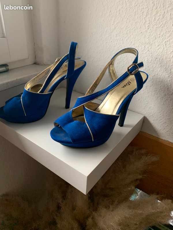 Escarpins Bleus Mim Shoes - Pointure 40 (image 7)