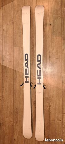 Ski HEAD MOJO 70 Enfant - 162 Cm Avec Fixations - Rouge - Occasion