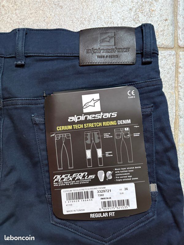 Pantalon Alpinestars cérium tech 36 Équipement moto