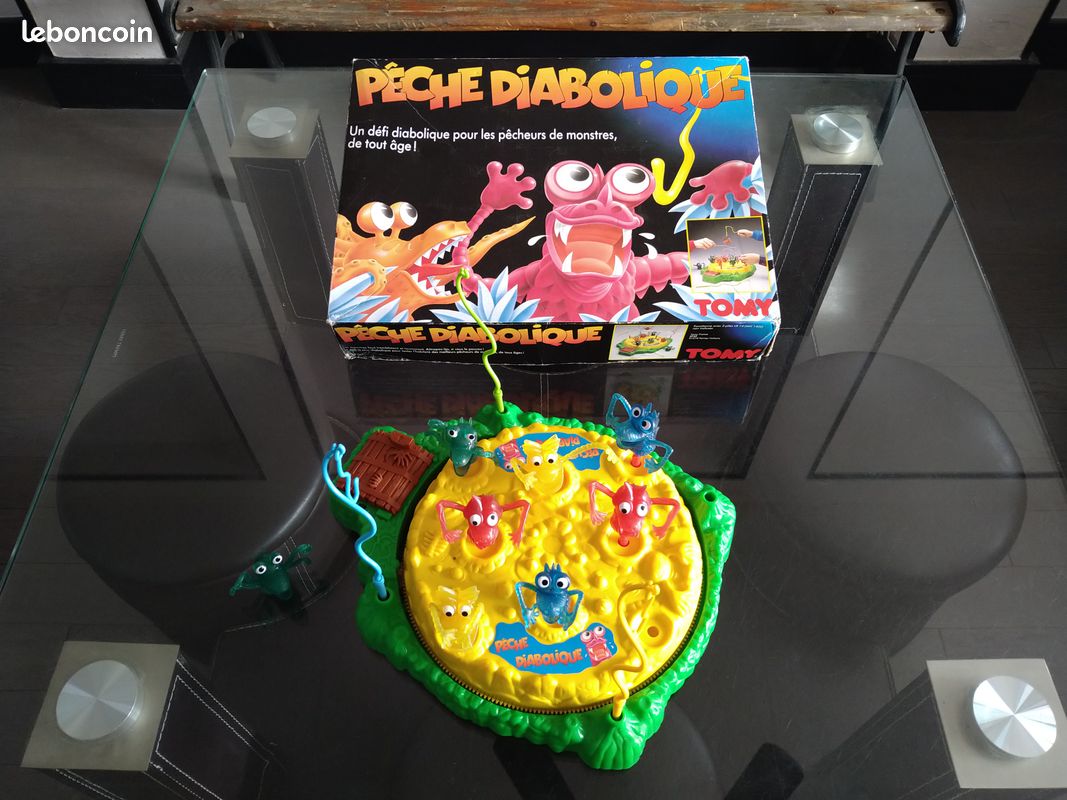Ancien Jeu Société Pêche Diabolique - Tomy (image 2)