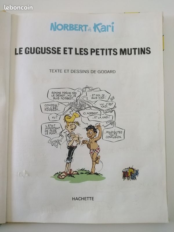 Livre ancien BD Norbert et Kari Le gugusse et Les petits mutins (image 5)