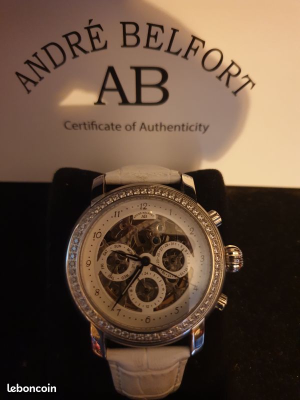 Belfort Automatich AndrÃ© Belfort Aphrodite White Ceramic Watch