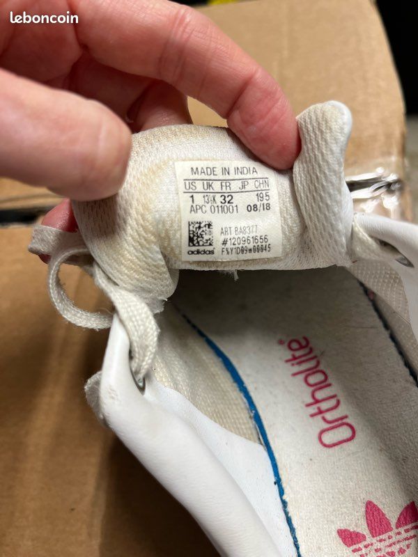 Stan Smith blanche et arrière rose Pointu 32 (image 5)