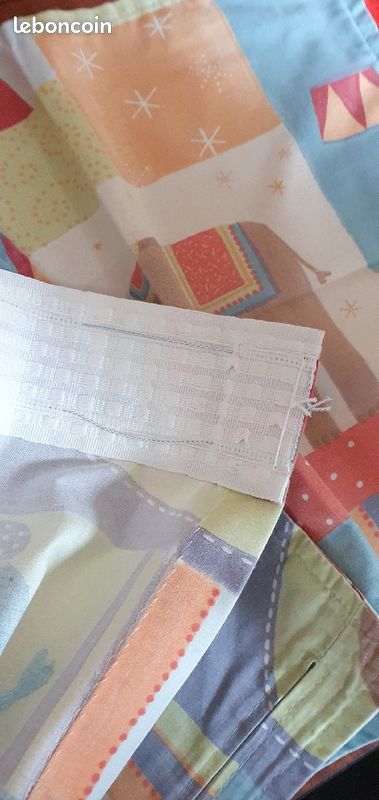 RIDEAU et 3 housses de coussin ENFANT CIRQUE (image 3)