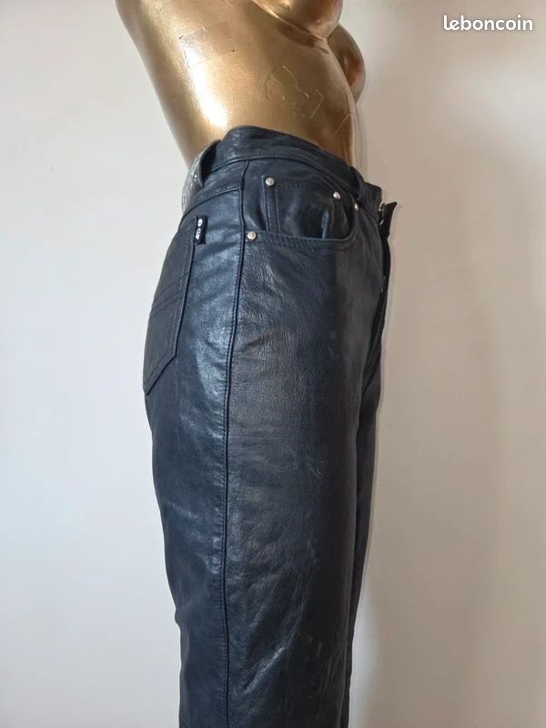 Pantalon cuir Gianfranco Ferré (image 2)