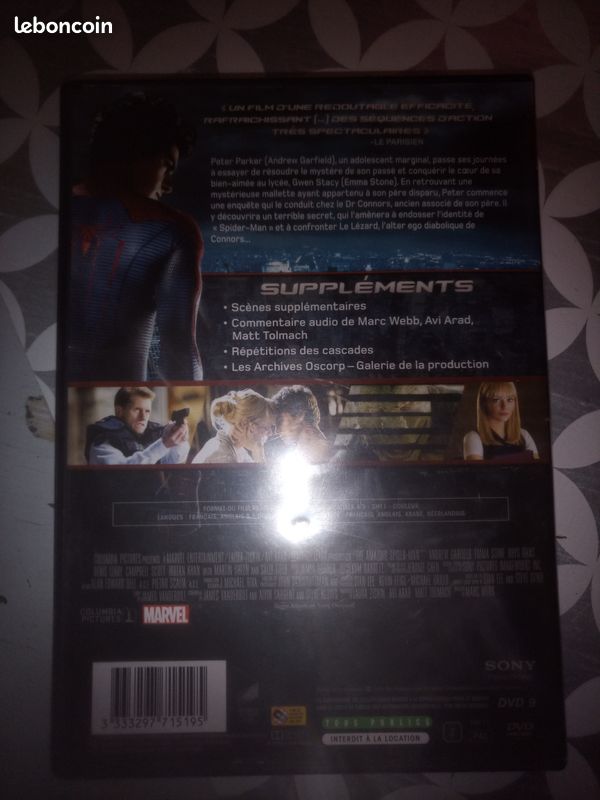 Vend DVD Spider-Man (image 4)