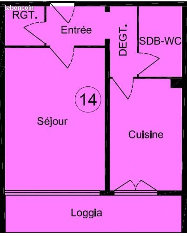 Appartement 1 pièce 33 m² (image 11)