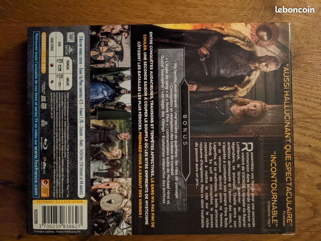 Vikings saison 2 Blu Ray (image 2)