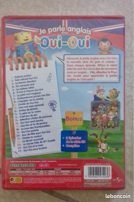 Dvd Oui-Oui "je parle anglais avec oui-oui" (image 2)