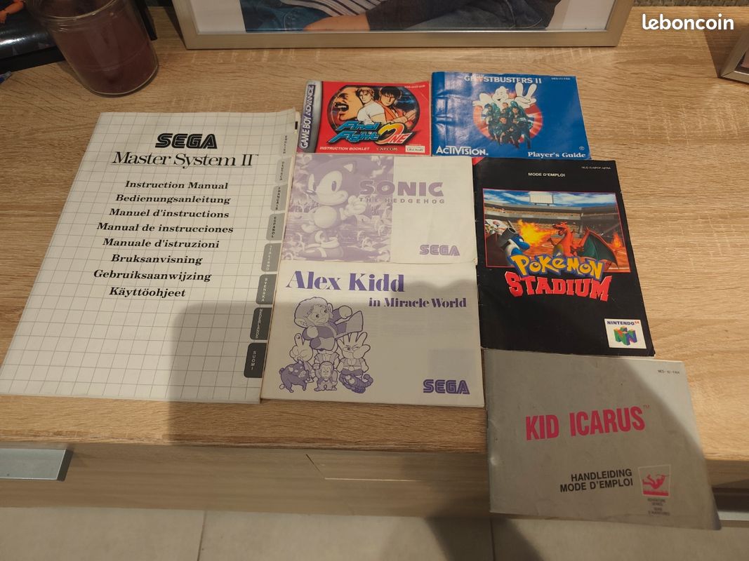 NOTICE BOOKLET MODE d'emploi instruction nintendo game boy super hunchback EUR 7,99 - FR