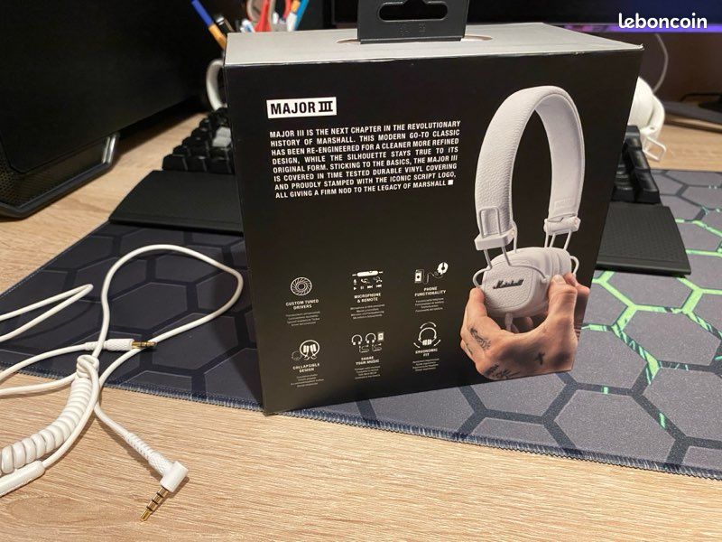 Casque HI-FI filaire Marshall Major 3 (image 2)