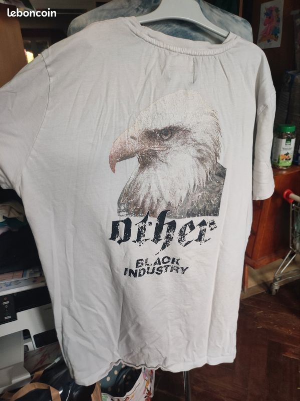 T-shirt homme taille xl motif aigle au dos (image 3)