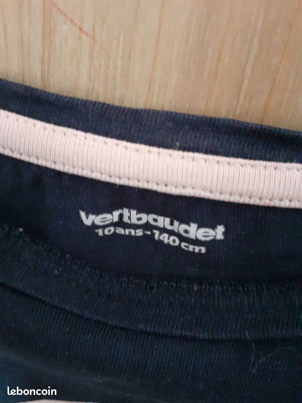 Tee Shirt fille "bande de copines" manche longue Vertbaudet 10 ans (image 3)