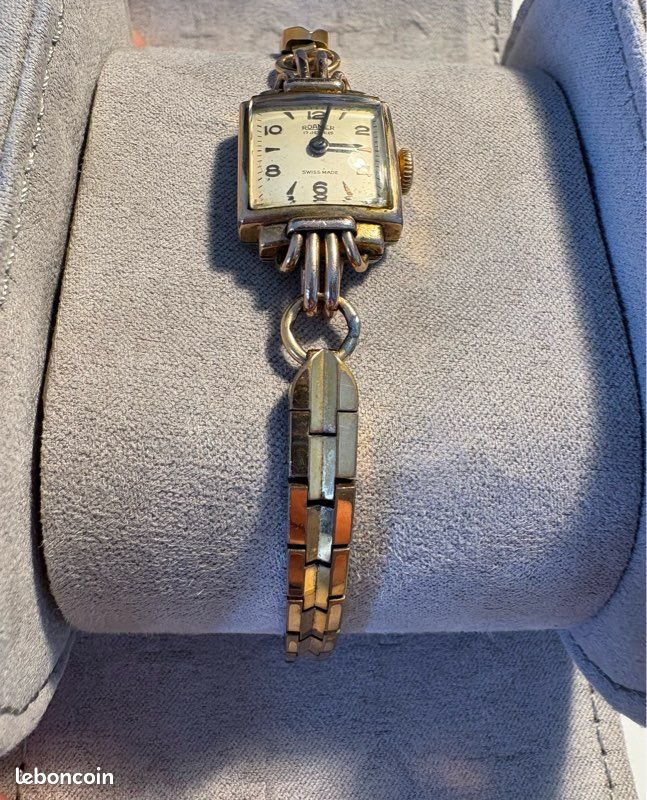 Montre Femme Roamer Mécanique Vintage - Pour Collection Ou Réparation - Occasion, Style Rétro