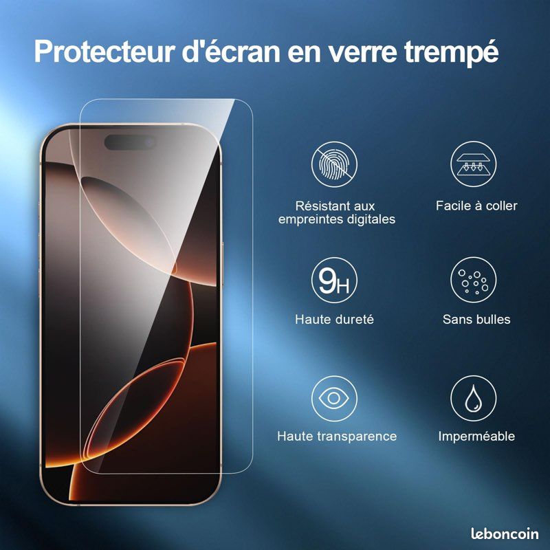 Lot De 10 Protections D'écran En Verre Trempé Pour IPhone - Compatible 11, 12, 13, 14, X... - Marque Gorilla Tech